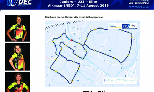 UN TERZETTO #YELLOWFLUOORANGE AGLI EUROPEI DI ALKMAAR